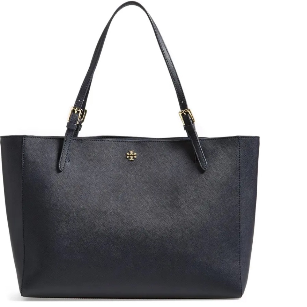 Tory Burch Black Large York buckle tote